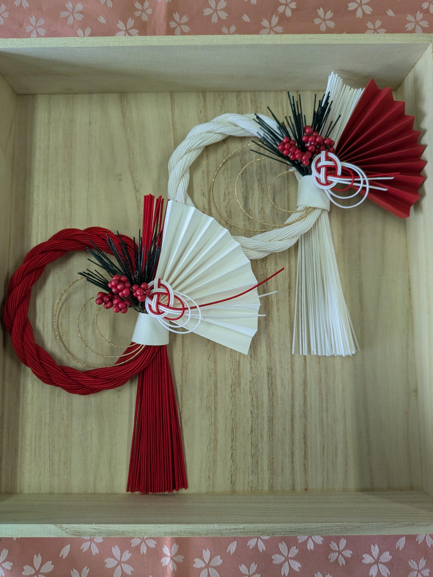 水引のお正月飾り写真 水引のお正月飾り写真