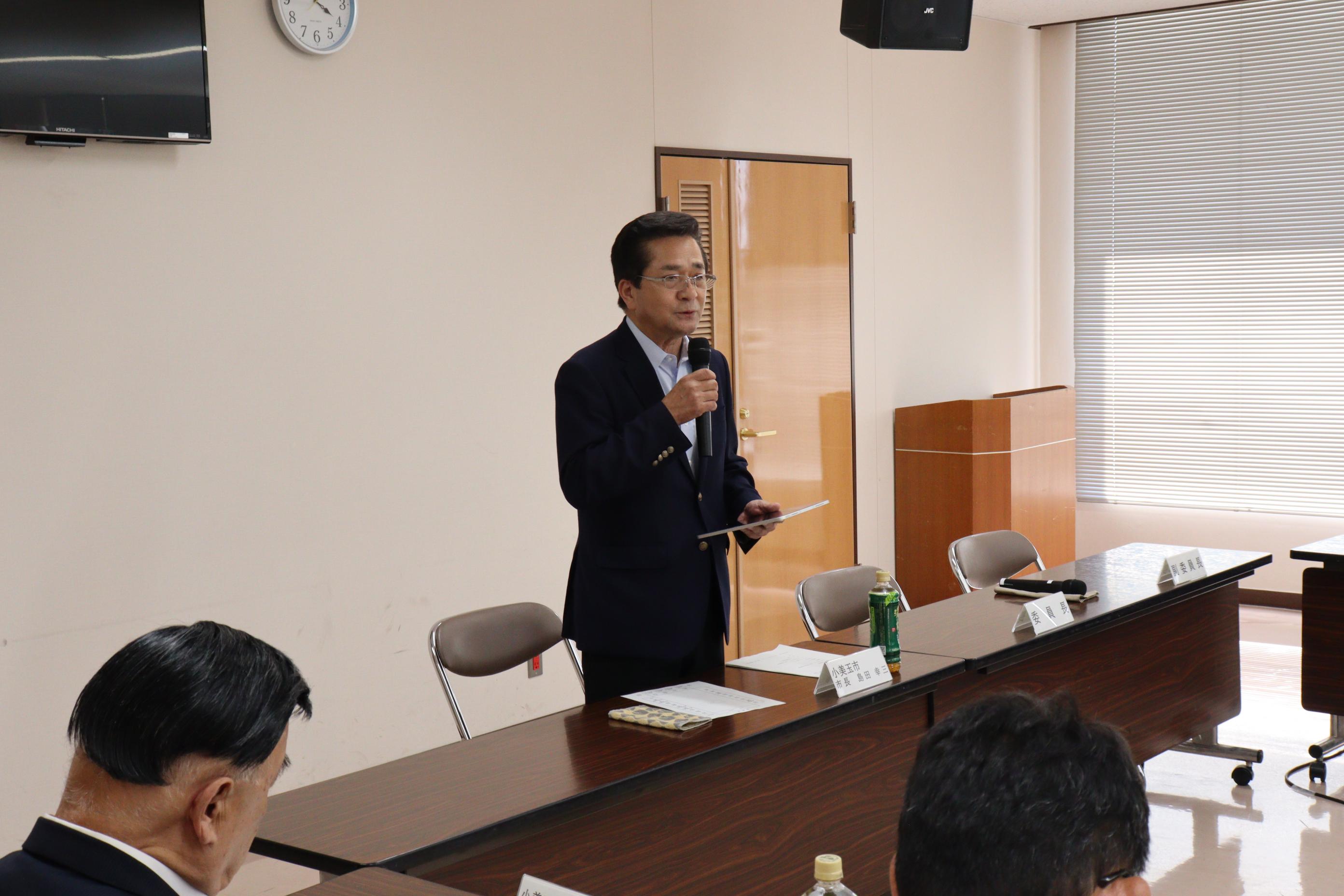 第1回おみたま大空マルシェ実行委員会市長挨拶