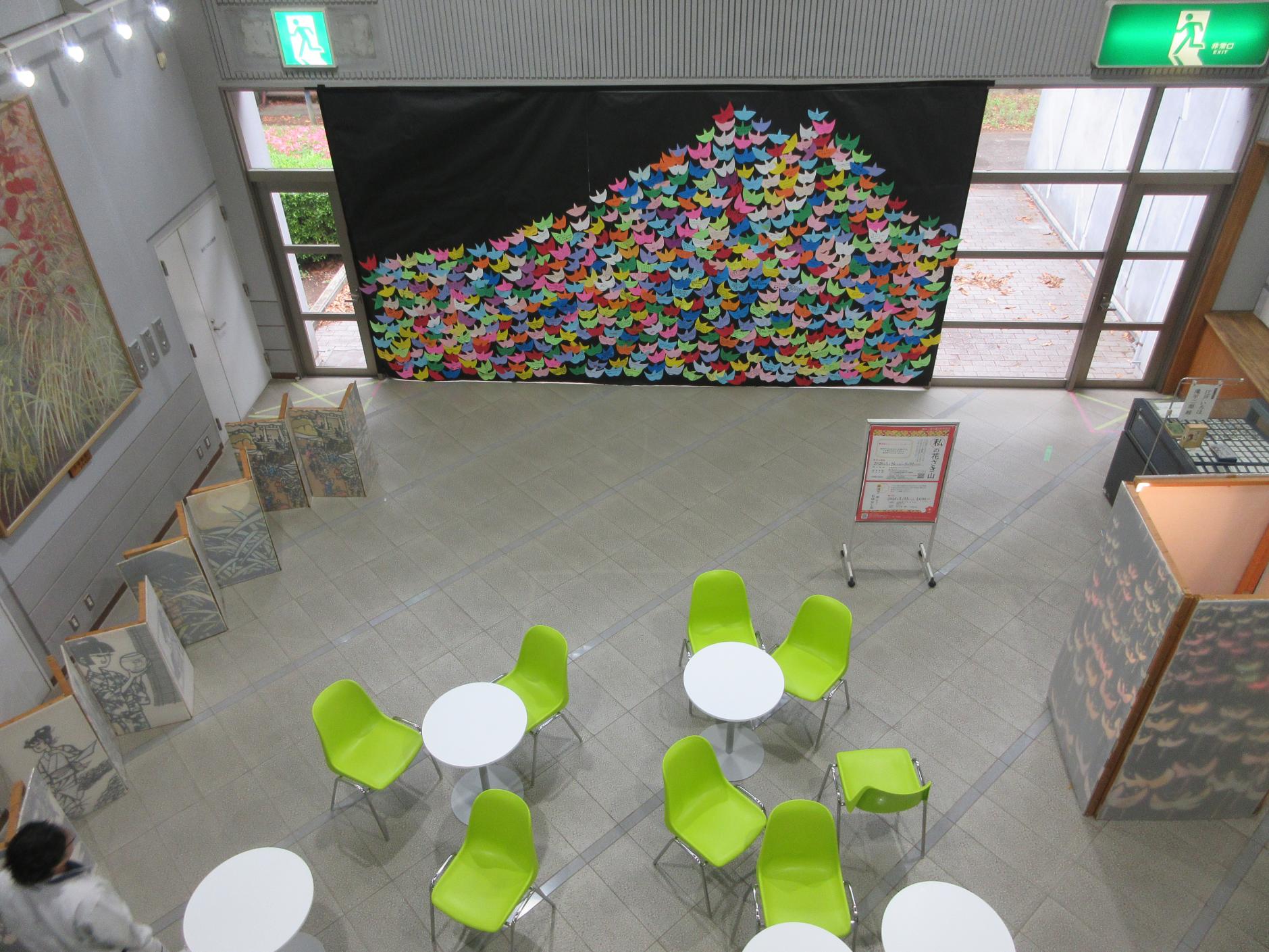 展示ホールを上から見下ろした様子 展示ホールを上から見下ろした様子